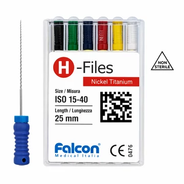 H-Files reszelő (NiTi 25mm) - Falcon
